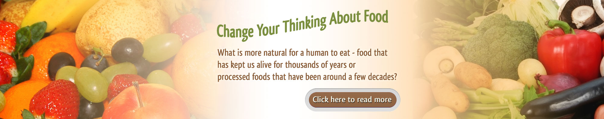 Change Your Thinking About Food