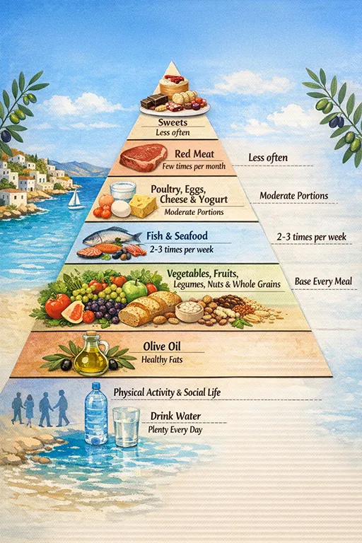 The Mediterranean Diet Food Pyramid